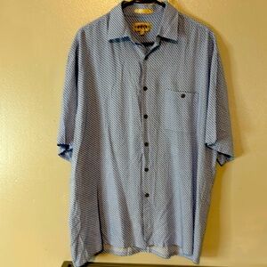 Campia Moda Men’s 100% Rayon short sleeve shirt large in excellent condition